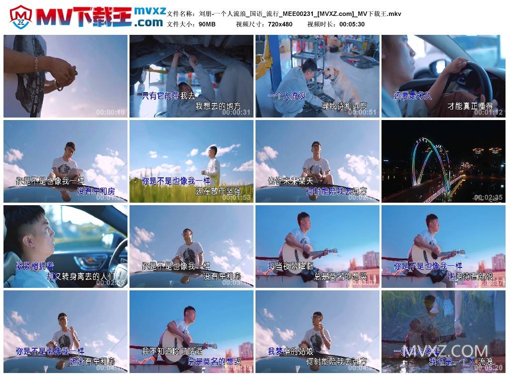 刘朋-一个人流浪_国语_流行_MEE00231